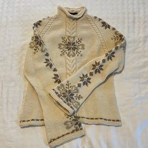 Dale of Norway wool turtleneck sweater size M